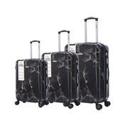 3-piece luggage set with PC multifunctional large capacity luggage luggage suitcase, PC universal wheels and password lock, easy to carry, 20-24-28 inches