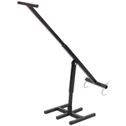 Touchless Trash Can Compactor, Manual Waste Recycling Tool, Black Steel, 32-170 Gallon Capacity