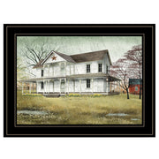 'April Showers' by Billy Jacobs, Ready to Hang Framed Print, Black Frame