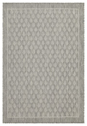 Sunshine GC_HAR2009 Silver 5 ft. 3 in. x 7 ft. 3 in. Indoor/Outdoor Area Rug