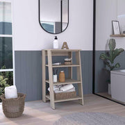 St. Clair Linen Cabinet, Two Interior  Shelves, Two Open Shelves, Single Door