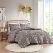 King/Cal King Clip Jacquard Comforter Set