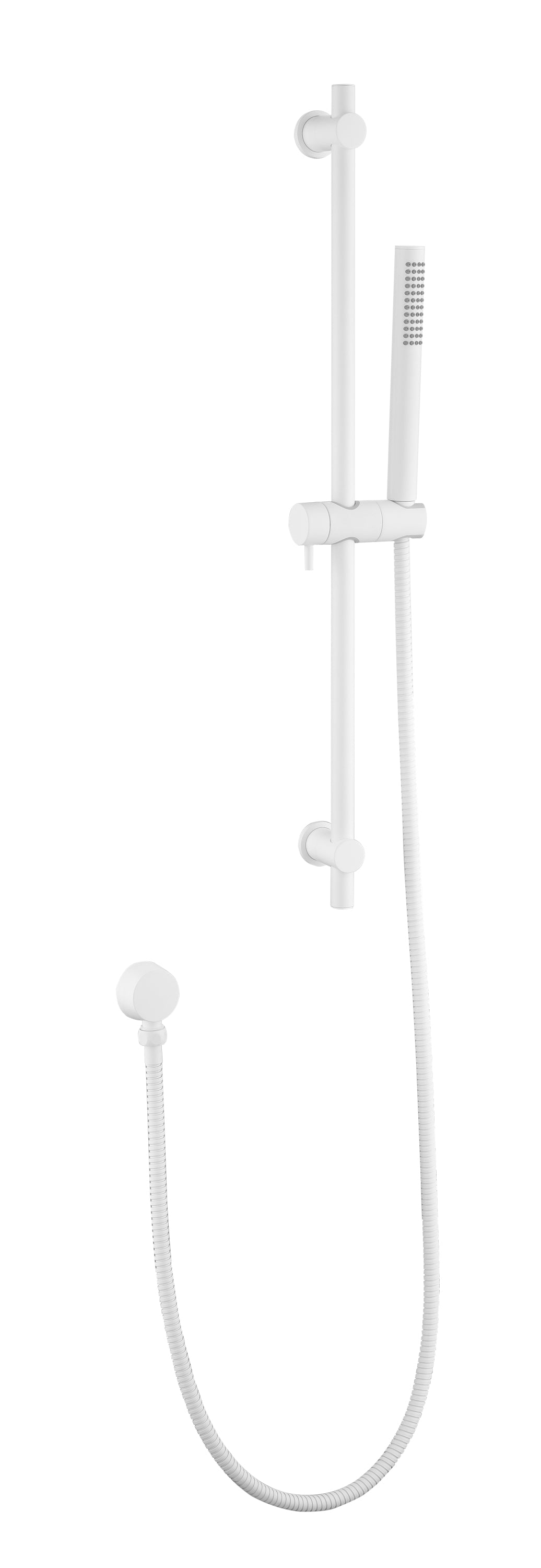 SHOWERS Stainless Steel Slide Bar Grab Rail  Includes Handheld Shower Head and 69-Inch Hose