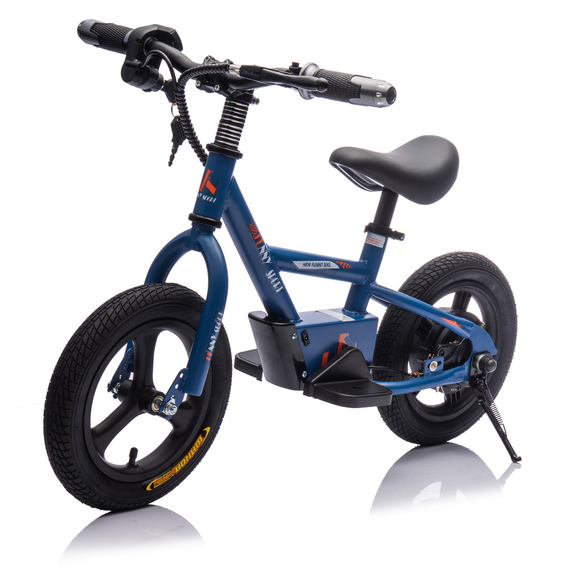 24V Kids Ride On Electric Dirt Bike,150W Super Motor,Height Adjustable PU seater,Power display,Inflatable tire,Key Start,Hand-Operated Brakes Electric Balance Bike Up to  9.32MPH for Kids Age 3+