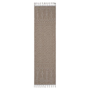 Guros Collection 2X8 Natural / Traditional Indoor / Outdoor Runner Rug