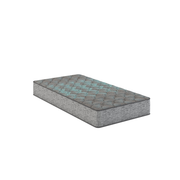 Restonic Comfort Care 7 inch Foam Core Mattress Medium Comfort Twin Extra Long Grey Blue Foam