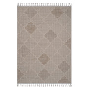 Guros Collection 5X7 Cream / Trellis Indoor / Outdoor Area Rug