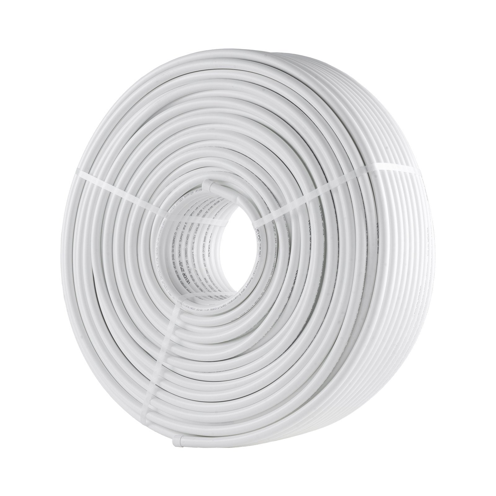 PEX-AL-PEX Tube, 656ft, 5/8'' Diameter Aluminum-Plastic Composite Pipe Oxygen Barrier Radiant Floor PEX Pipe, 0.08'' Thickness Radiant Heat Floor Plumbing Inner Aluminum Layer PEX Tubing Pipe