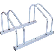 2 Bikes Floor Bike Stand, Bike Parking Rack Garage Bike Storage Stand Indoor/Outdoor 22-28' Wheel Stand, Max. Tire Width 2.15',galvanization