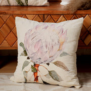 Cotton Velvet Printed Cushion - With Filler-18 X 18'