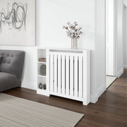 Risk Radiator Cover with Storage, Space,Saving Design,White.