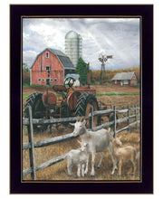'The Old Tractor' by Ed Wargo, Ready to Hang Framed Print, Black Frame