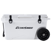 75Qt New White Insulated Box With Wheels