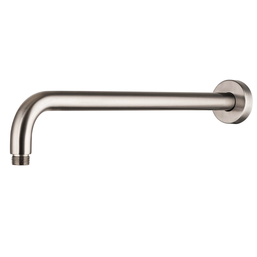 16' Shower Arm with Flange, Brushed Nickel
