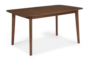 Mid-century Modern 1pc Rectangular Table Warm Wood Finish Wooden Dining Room Furniture