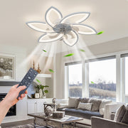 30.7In Ceiling Fan with Lights, Remote Control 3 Color Temperatures,6 Gear wind Speed Fan Light
