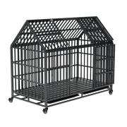 52 Inches Heavy Duty Dog Crate with Roof Top