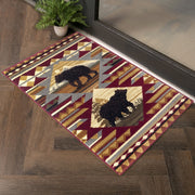 Nature's Nest GC_CBL3001 Multi 2 ft. x 3 ft. Lodge Area Rug