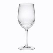 LeadingWare Unbreakable Plastic Wine Glasses Set of 4, BPA Free, 12oz, Clear Tritan Hammer Design