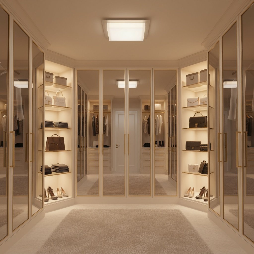 14 inch Square Chrome Integrated LED Flush Mount