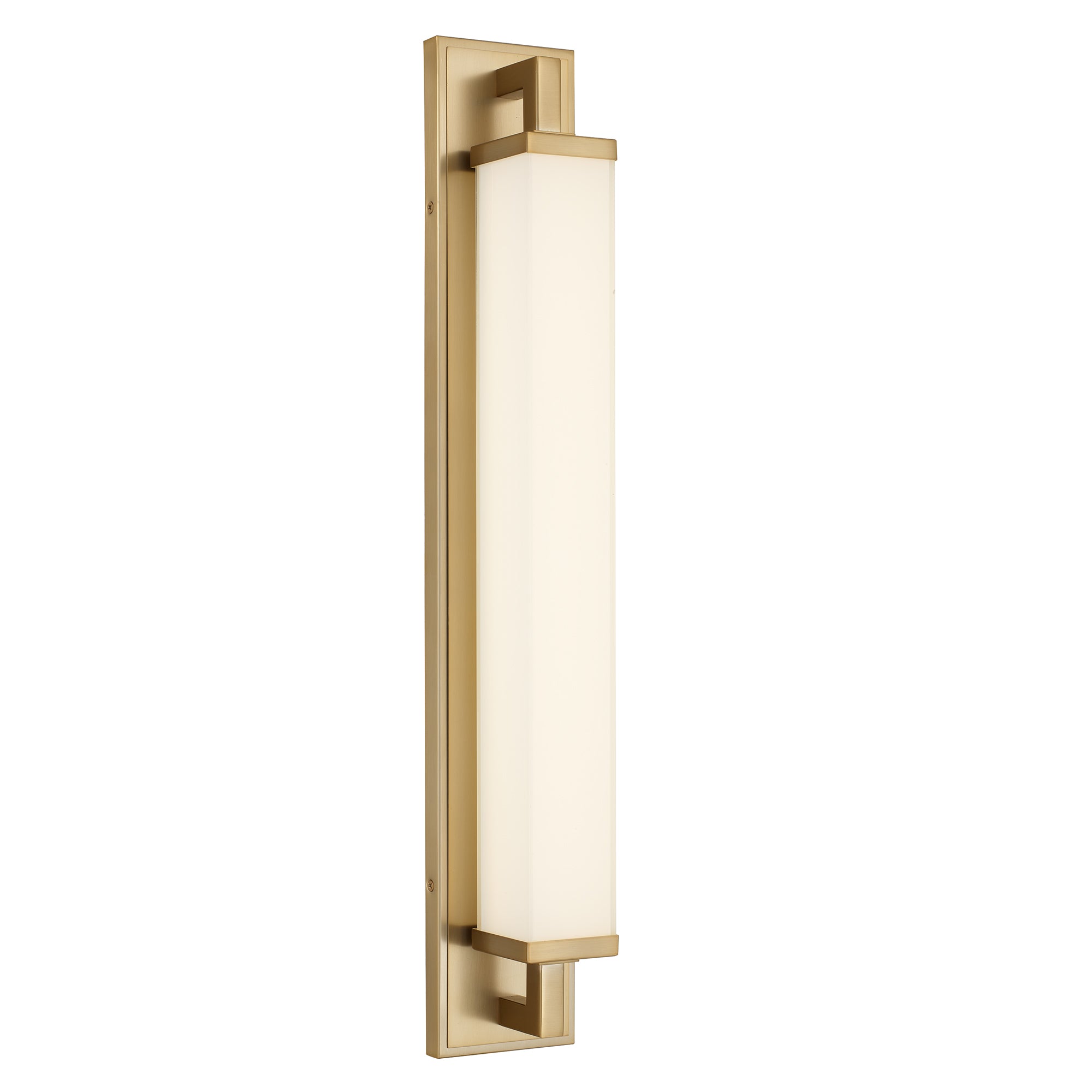 28-Inches Antique Brass Integrated LED Bathroom Vanity Light Bar