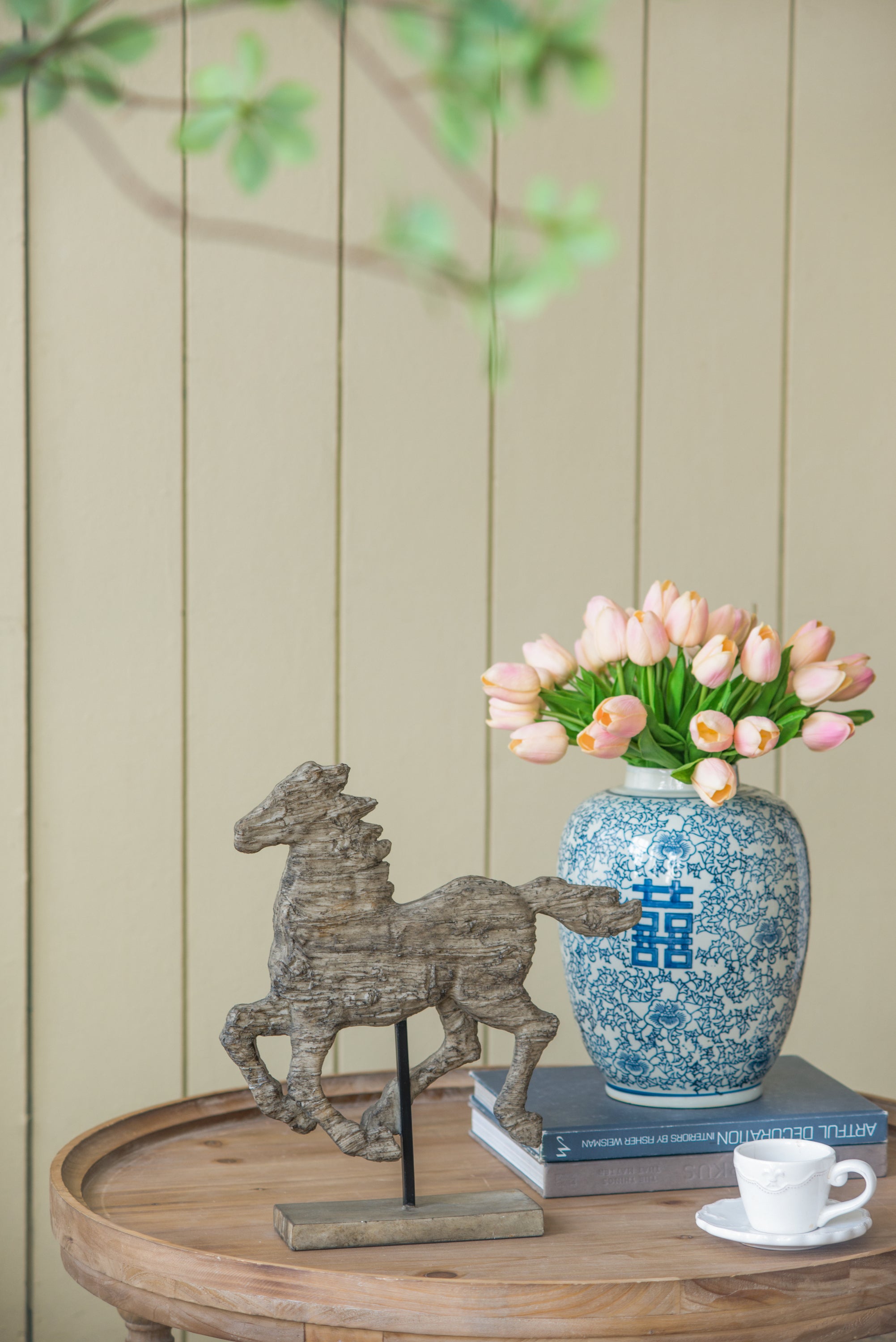 14x3x14.5' Defiance Spirited Polyresin Horse Accent, Medium