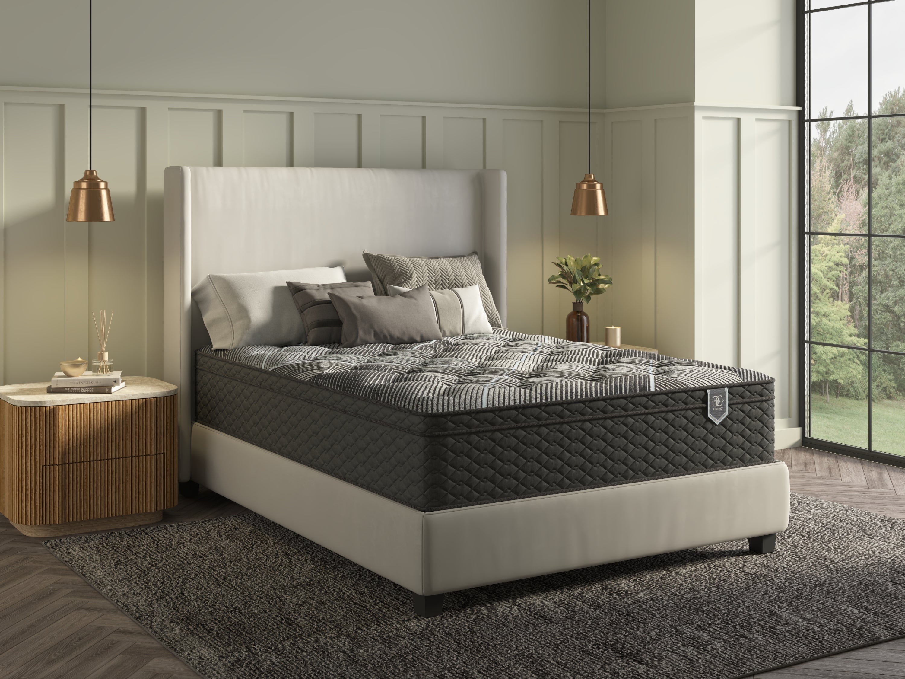 Restonic ComfortCare Hybrid Restful Nights Firm, King