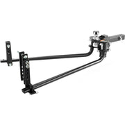 Weight Distribution Hitch, 1,000 lbs Weight Distributing Hitches Kit with Sway Control for Trailer, 2-In Solid Steel Shank, 2-5/16 in Alloy Steel Ball, Powder Coated Load Leveling Hitch, Black