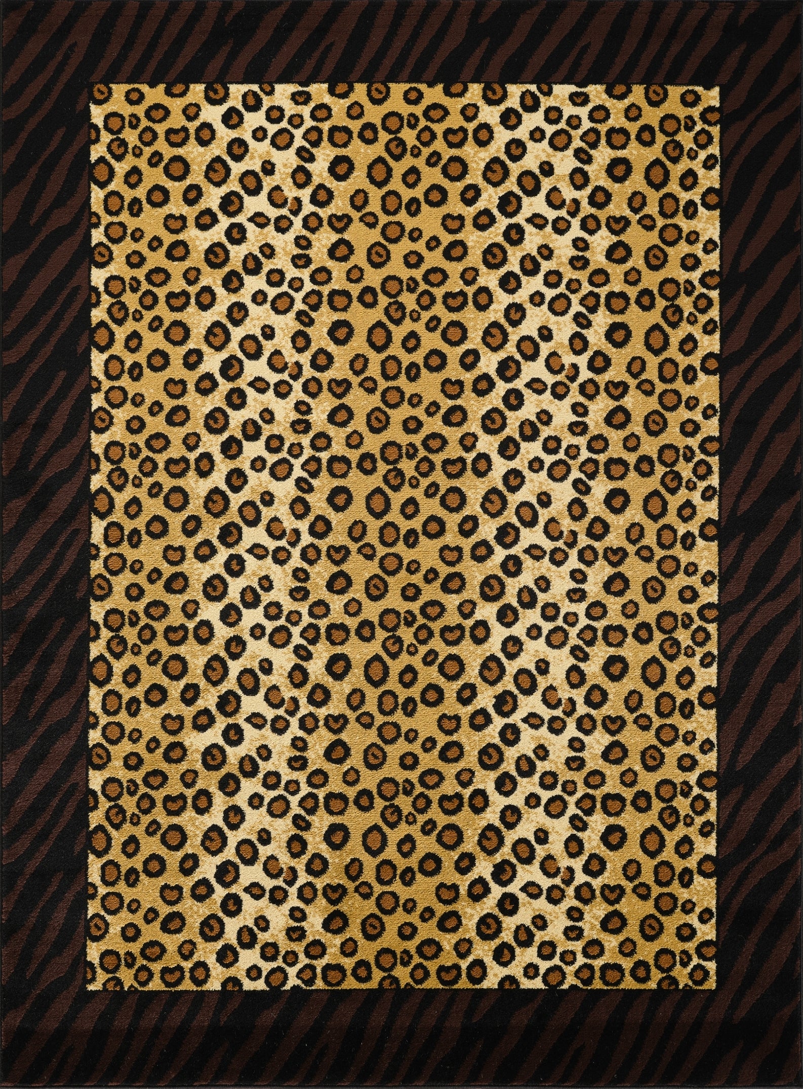 Tribes GC_YLS4014 Multi 5 ft. 3 in. x 7 ft. 3 in. Animal Print Area Rug