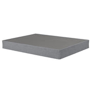 Foldable 9 in. Twin Size Metal Mattress Box Spring Foundation, Bedroom Furniture Bed Base, Gray