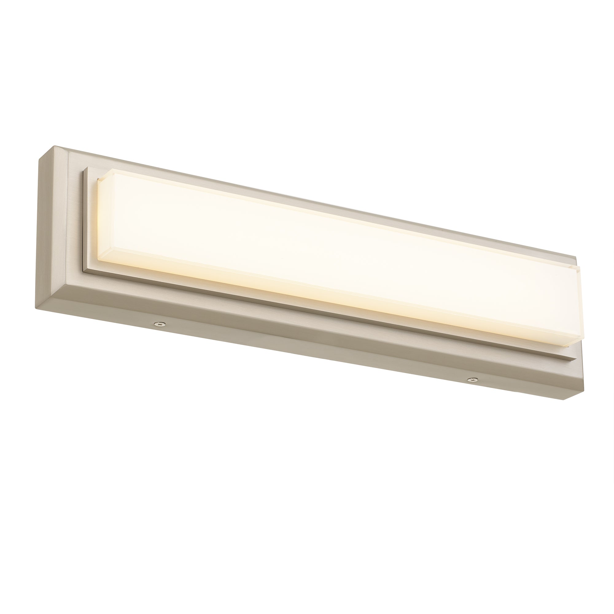 18-Inches Brushed Nickel Integrated LED Bathroom Vanity Light Bar