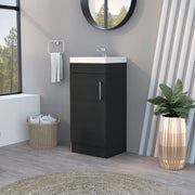 Wenge Rectangle Bathroom Vanity