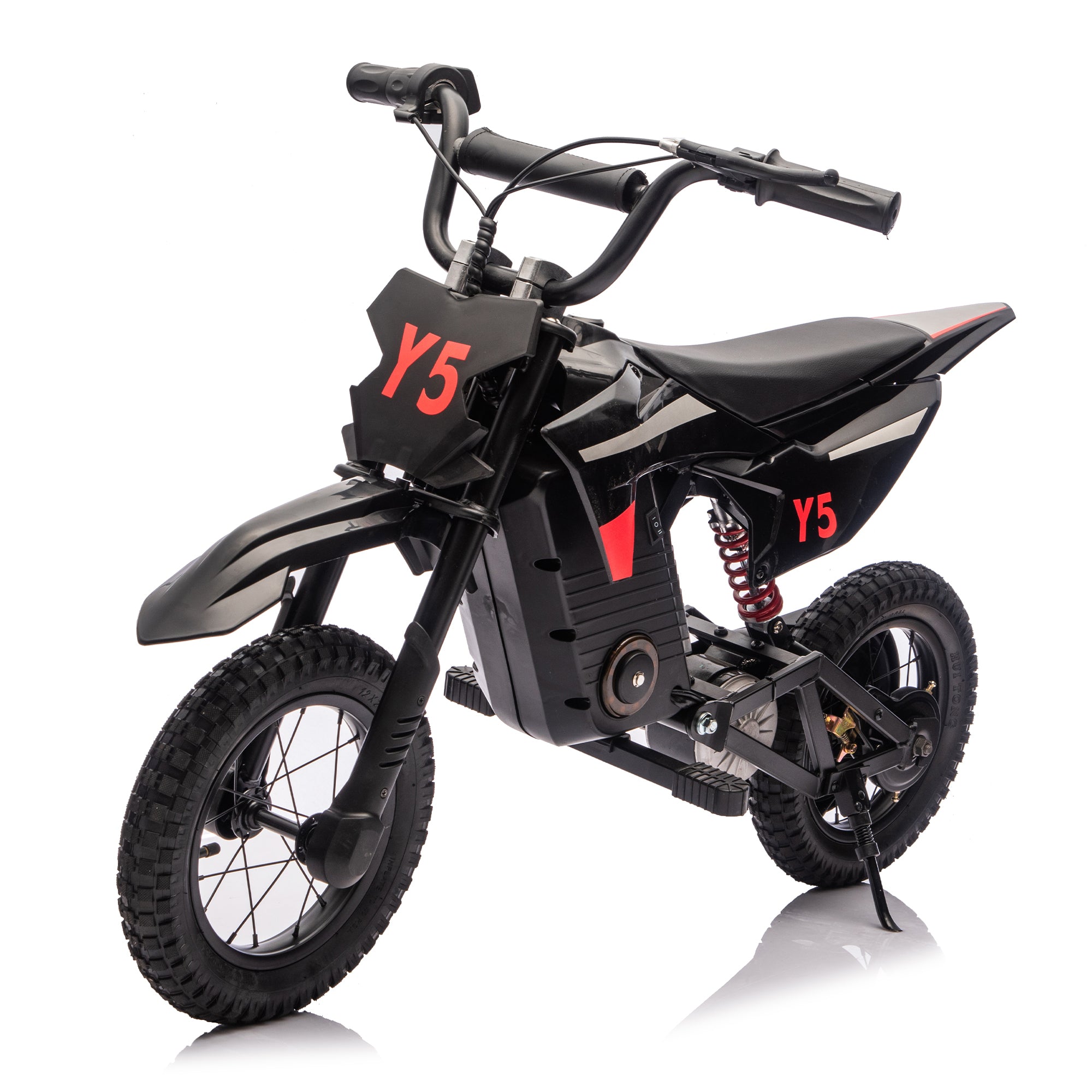 24V 250W Kids Ride On Electric Toy Off-Road Design Motorcycle,Rear Suspension,3-Adjustable speed, PU Rubber Tires,power display,LED light,Bluetooth Connectivity,Speeds 7.46-9.32MPH For Kids Aged 8+