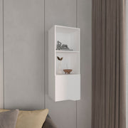 Obregon 43' Tall One-Door Wall Cabinet  with Two Open Shelves, Medicine Cabinet