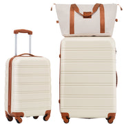Hardshell Luggage Sets 2Pcs + Bag Spinner Suitcase with TSA Lock Lightweight 20' + 28'