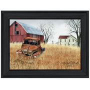 'Granddad's Old Truck' By Billy Jacobs, Ready to Hang Framed Print, Black Frame