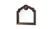 Traditional Style Mirror Made with Wood frame in Walnut