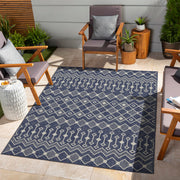 Sunshine GC_HAR2019 Blue 7 ft. 10 in. x 10 ft. 3 in. Indoor/Outdoor Area Rug