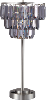 27.5'H CONTEMPORARY CRYSTAL SHADE TABLE LAMP(1PC/CTN) (1.01/9.25)