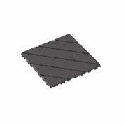 Plastic Interlocking Deck Tiles,44 Pack Patio Deck Tiles,12'x12' Square Waterproof Outdoor All Weather Use, Patio Decking Tiles for Poolside Balcony Backyard, Grey