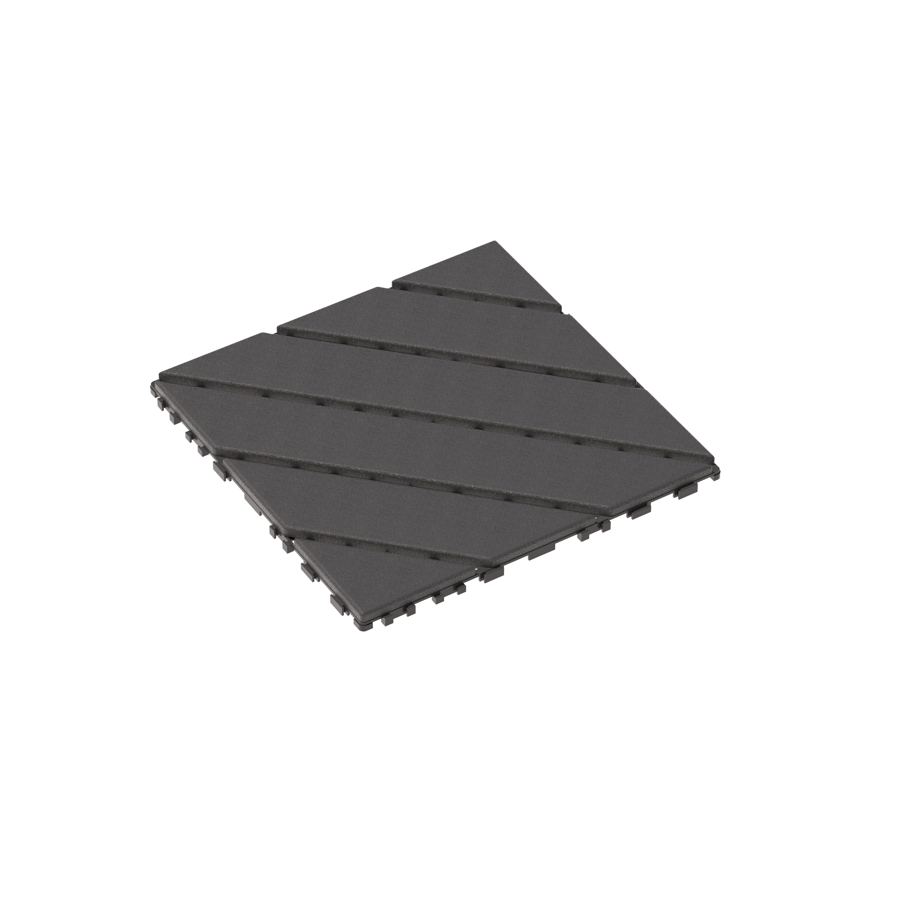 Plastic Interlocking Deck Tiles,44 Pack Patio Deck Tiles,12'x12' Square Waterproof Outdoor All Weather Use, Patio Decking Tiles for Poolside Balcony Backyard, Grey
