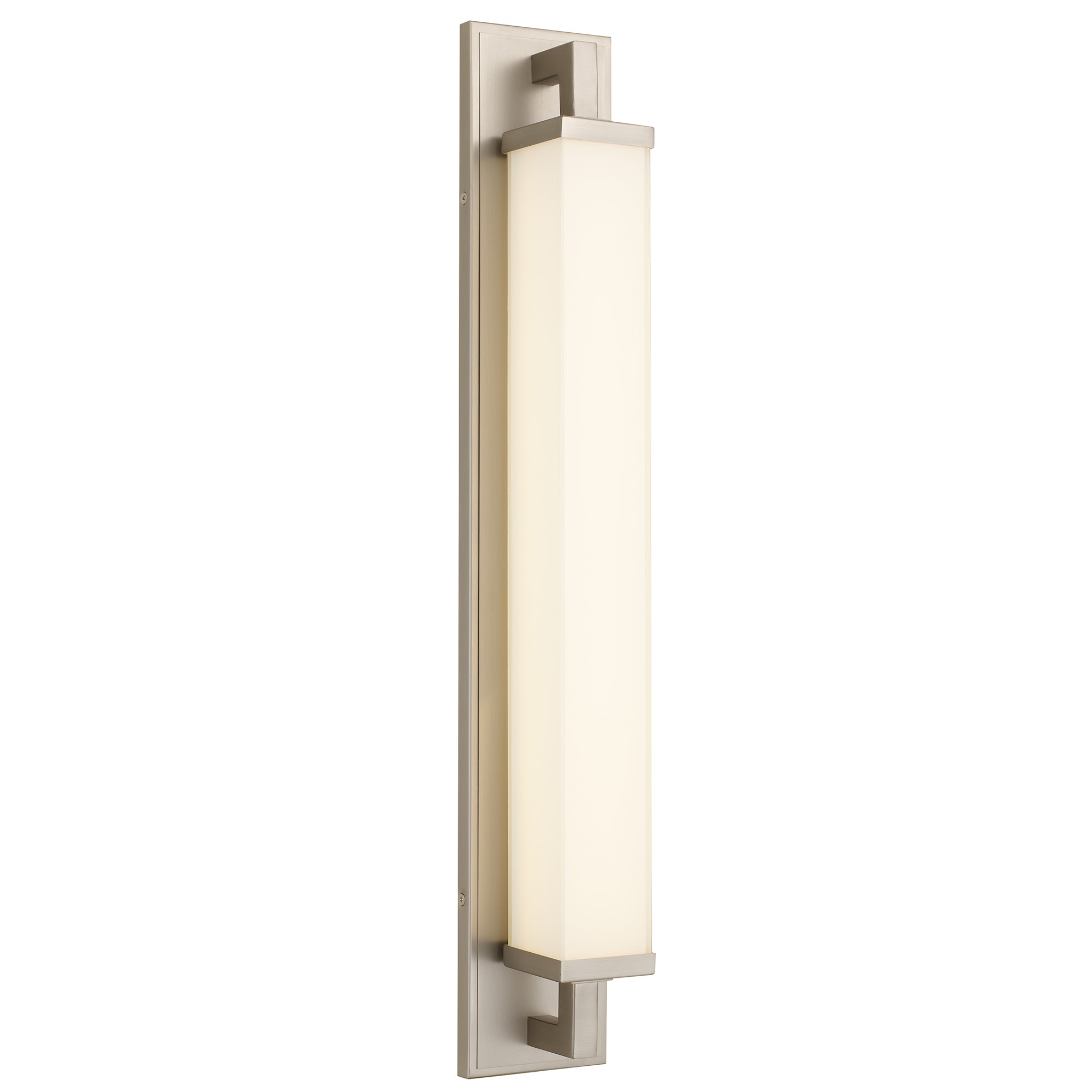 28-Inches Brushed Nickel Integrated LED Bathroom Vanity Light Bar