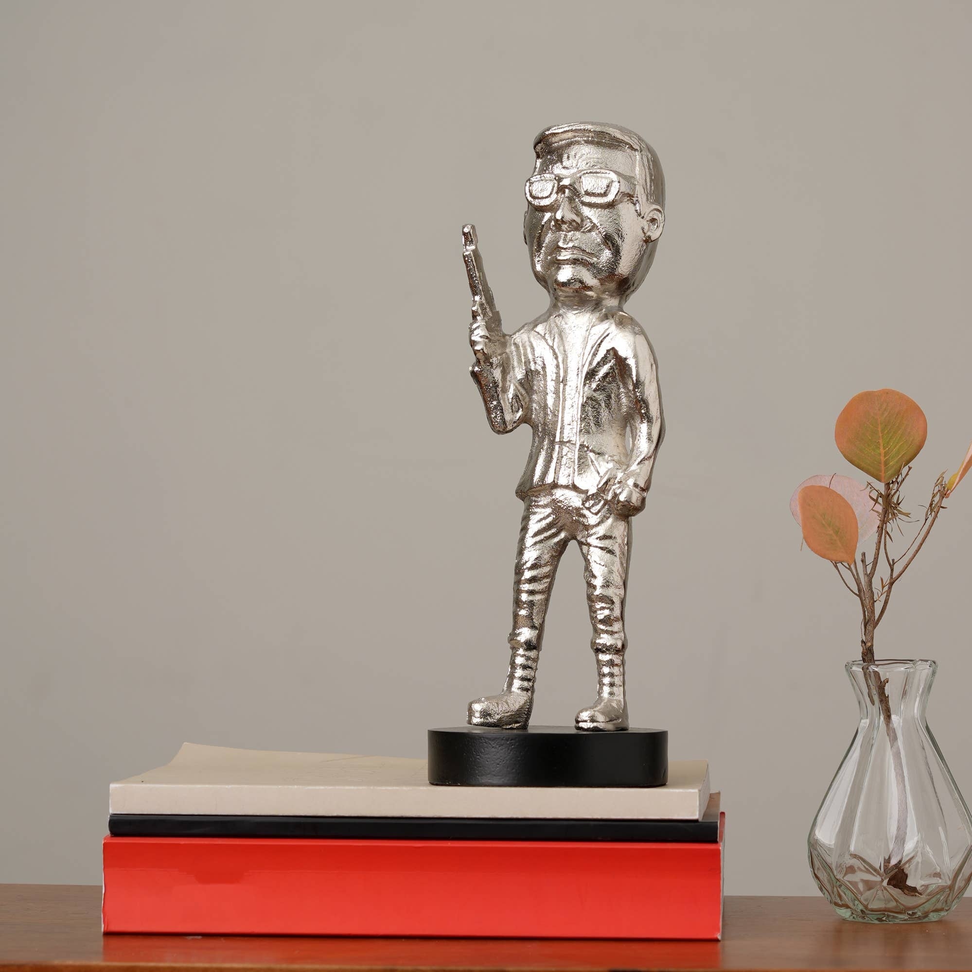 Decorative Aluminium Sculpture on Base-5x5x13'