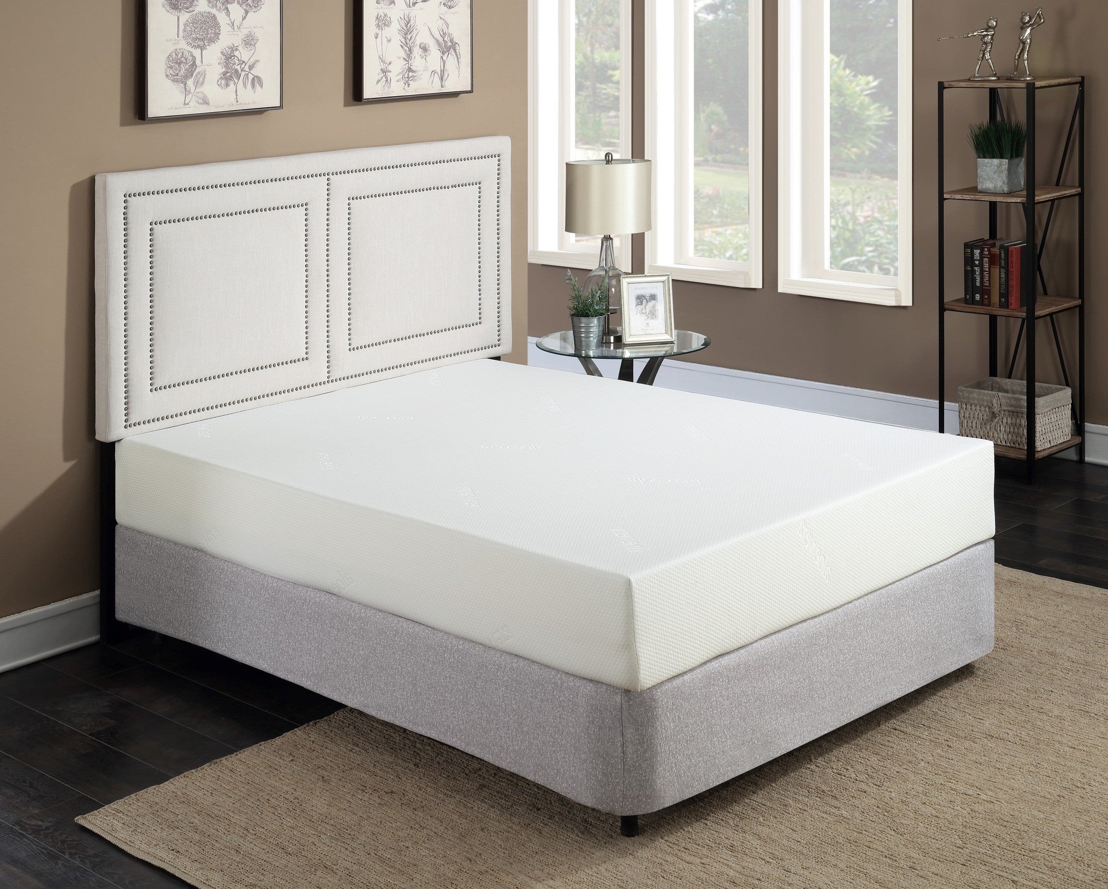 Super Plush 10 in. Medium Gel Memory Foam Mattress for Twin Size Bed in a Box with Breathable White Aloe Vera Cover