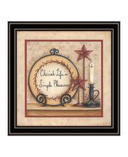 'Simple Pleasures' by Mary Ann June, Ready to Hang Framed Print, Black Frame