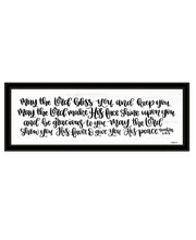 'May the Lord Bless You and Keep You' by Imperfect Dust, Ready to Hang Framed Print, Black Frame