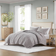 3 Piece Oversized Comforter Set-Full/Queen