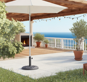 Round Resin Umbrella Base Stand Market Parasol Holder