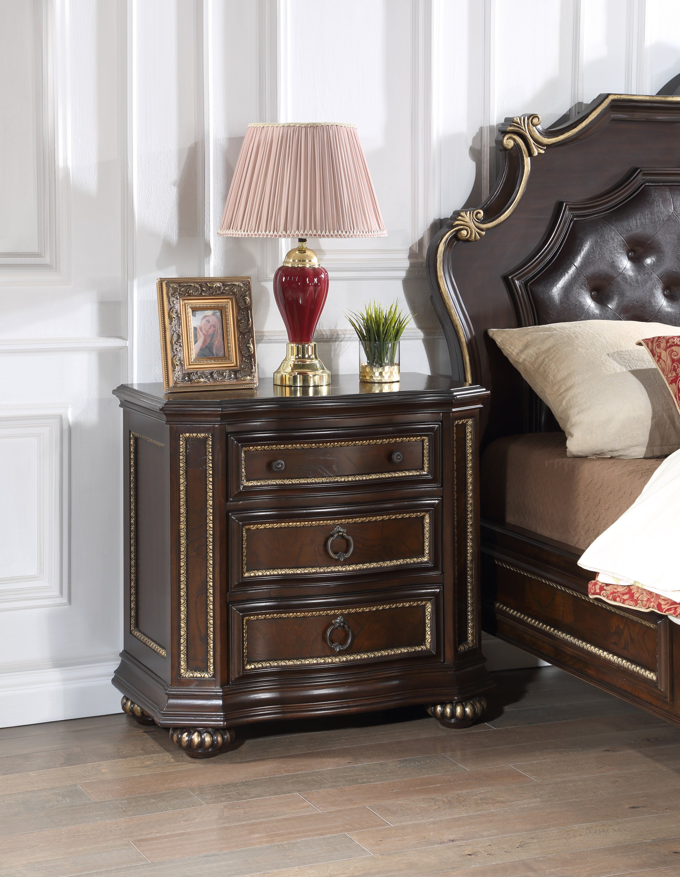Paris G09300-N Nightstand , Cherry