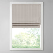Basketweave Room Darkening Cordless Roman Shade
